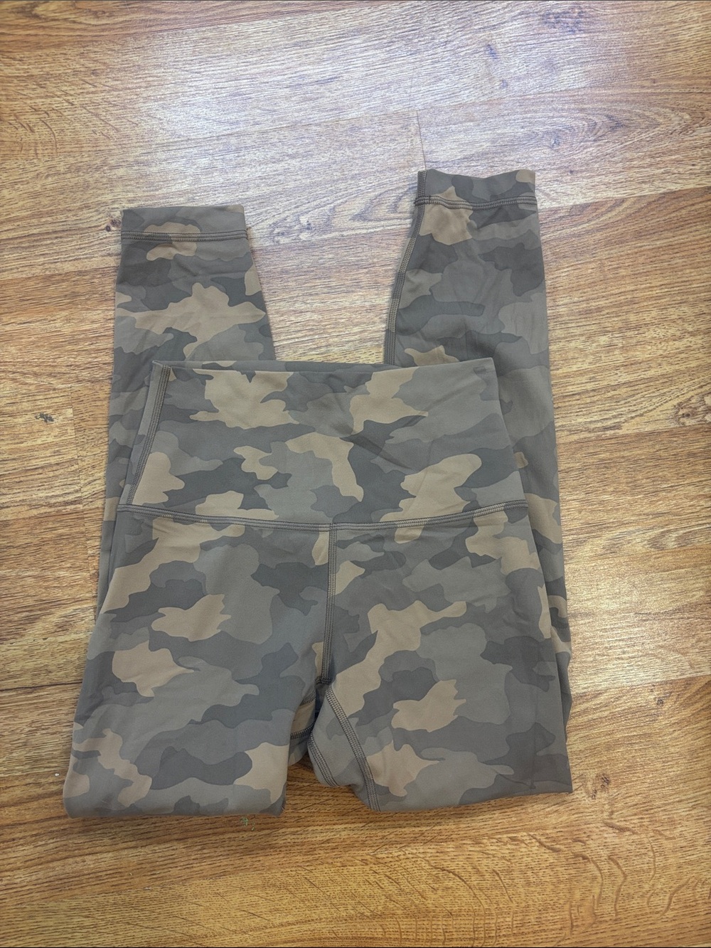 lululemon athletica Camo High-Rise Leggings - Olive & Taupe